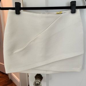 Zara White Mini Skirt